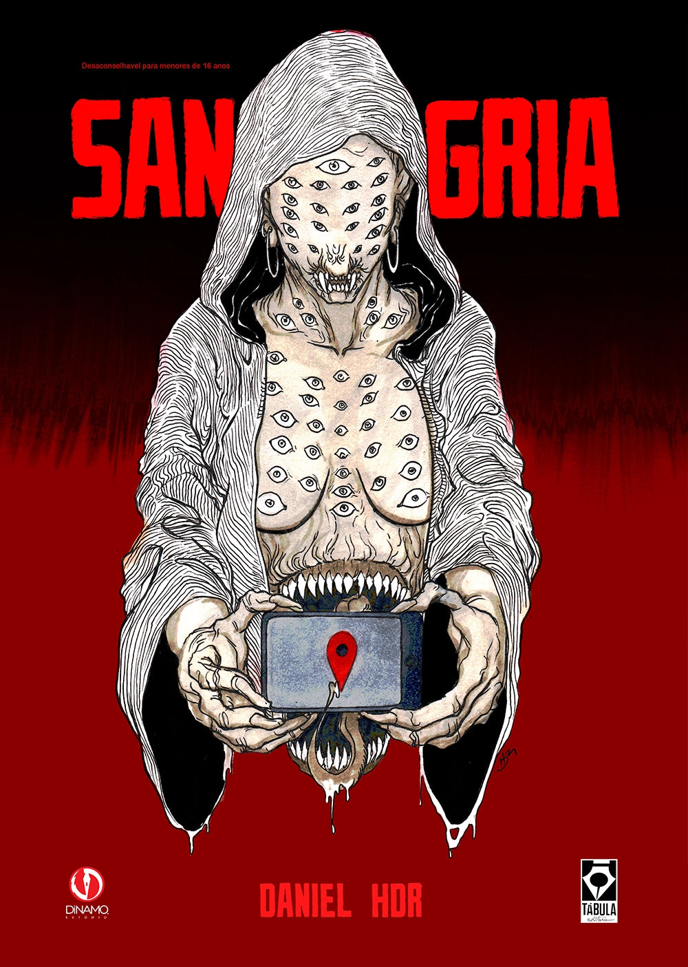 Descubra "Sangria": O Sketchbook/HQ de Terror de Daniel HDR