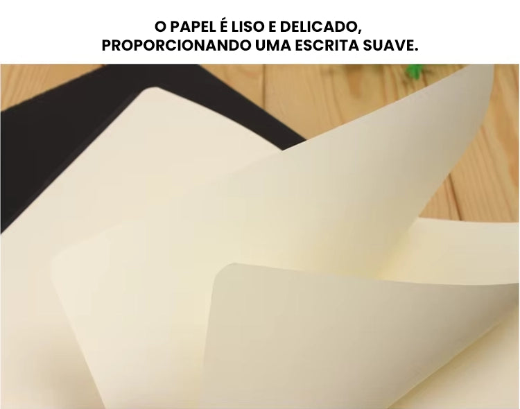 Caderno A5 com 76 Páginas em Branco - Ideal para Desenho e Escrita Criativa