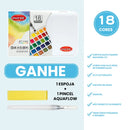 Conjunto de Aquarela com 12/24/36/48 Cores - Para Artistas e Entusiastas