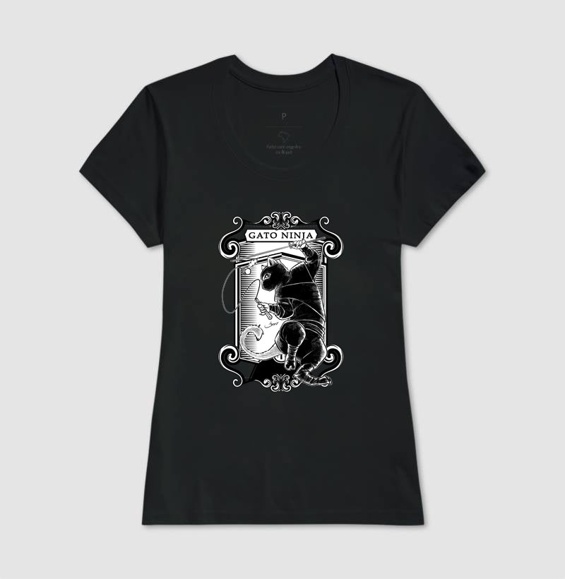 Camiseta Gato Ninja