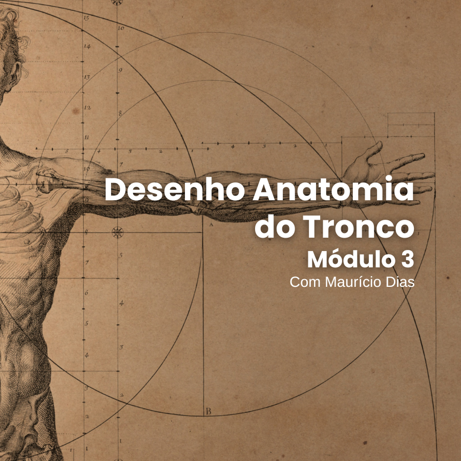 Desenho Anatomia do Tronco com Maurício Dias