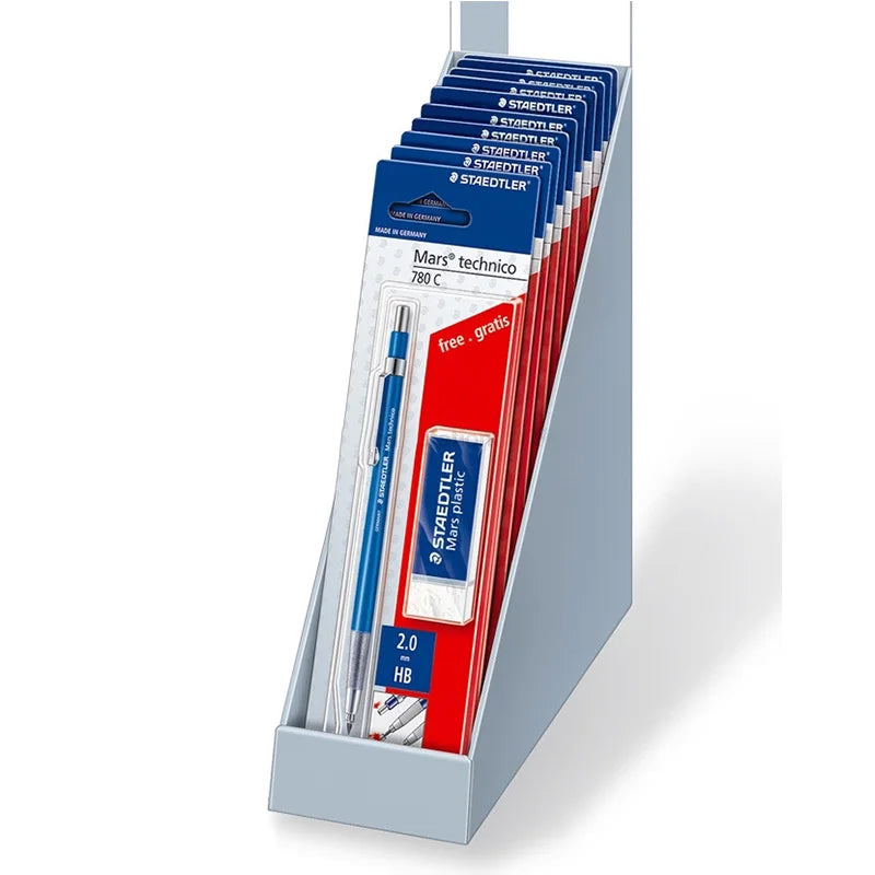 Lapiseira 3 em 1: Escreva, Apague e Aponte com Estilo