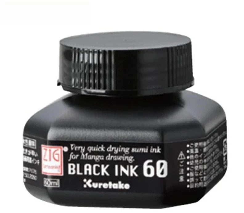 Tinta japonesa negra
