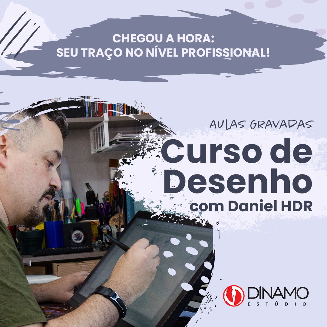 Curso de Desenho com Daniel HDR - aulas gravadas
