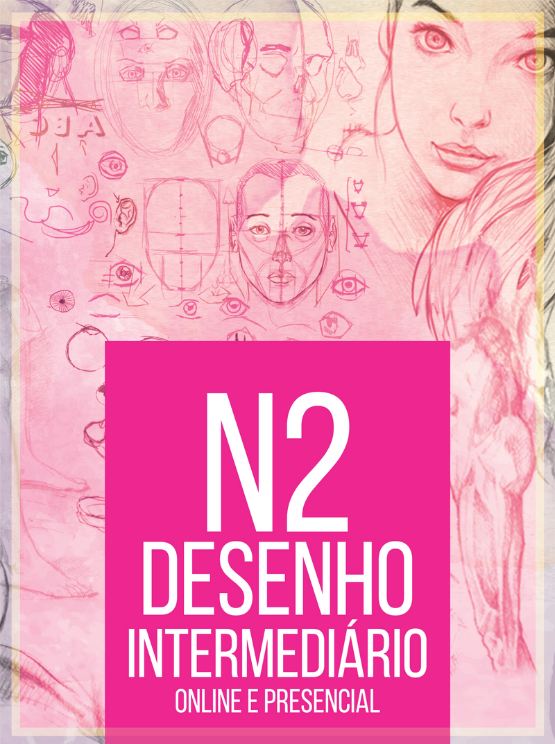 Curso de Desenho Intermediário Nível 2 com Daniel HDR - Presencial e Online