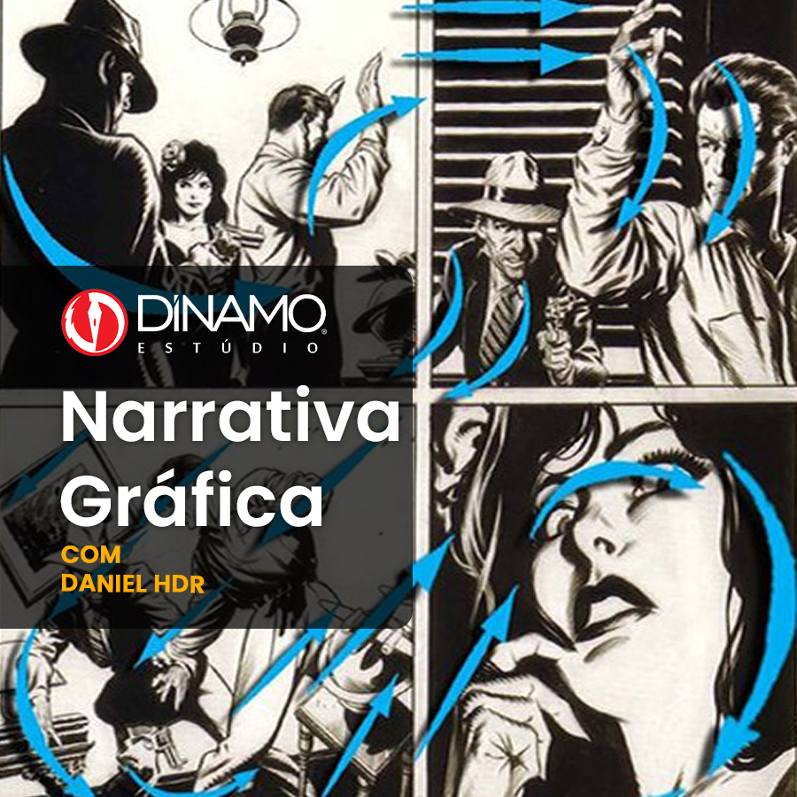 Curso de Narrativa Gráfica com Daniel HDR – Crie HQs Envolventes com Técnicas Profissionais
