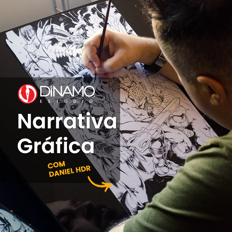 Curso de Narrativa Gráfica com Daniel HDR - Aulas Online Gravadas