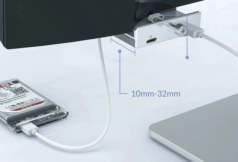 Hub USB 3.0 com 6 Portas - Organize Seu Espaço com Alta Velocidade