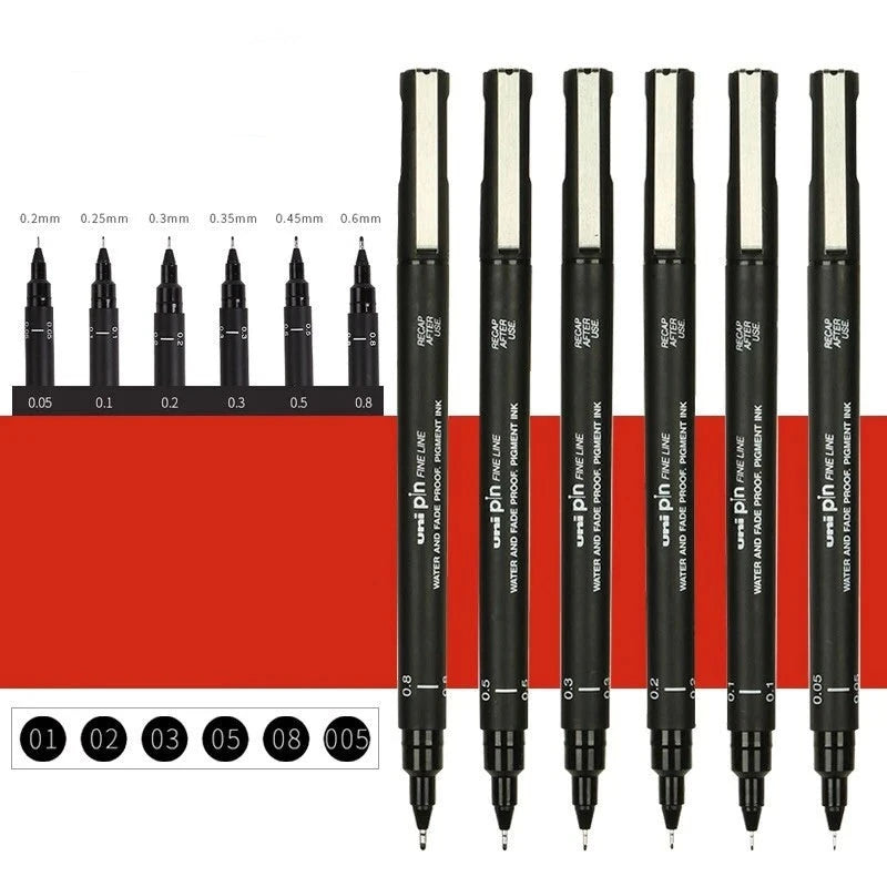 Caneta Nanquim de Contorno e Esboço: Domine os Detalhes com Precisão