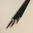 Conjunto de 3 Pincéis de Ponta de Cobre - Domine a Precisão em Seus Projetos Criativos