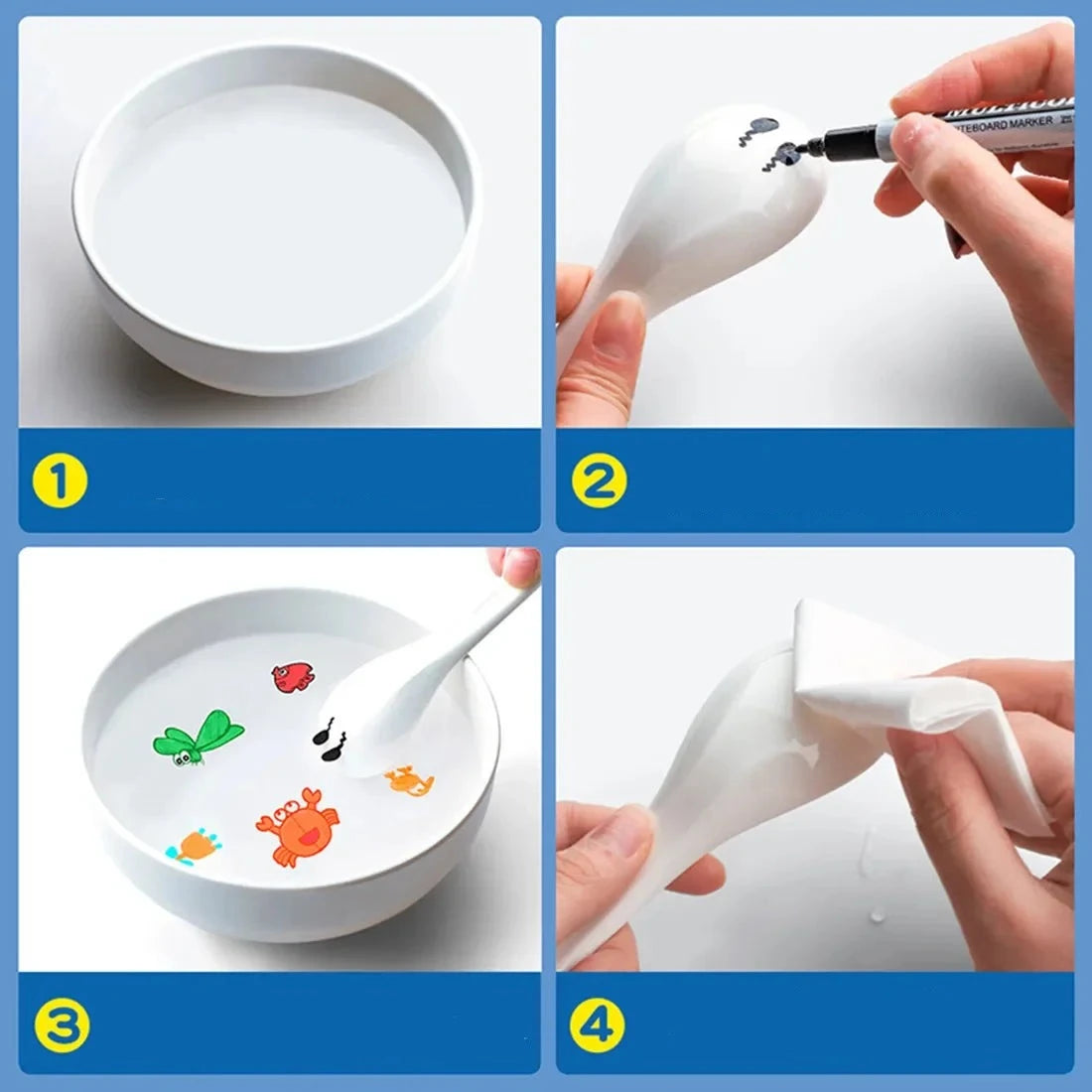 Canetas de Tinta Mágica para Desenho Aquático - Diversão Garantida