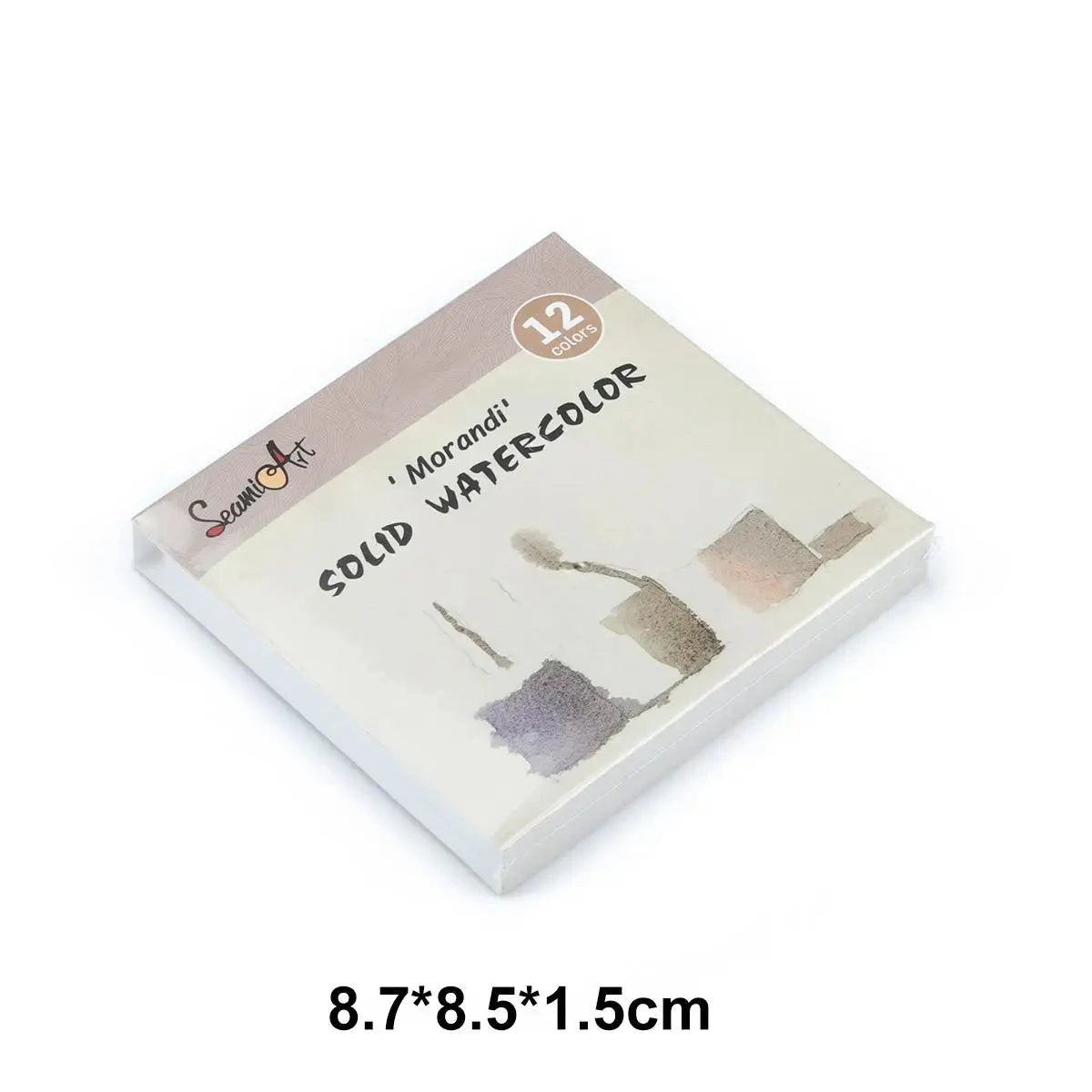 Conjunto de Aquarela SeamiArt 12 Cores - Compacto e Versátil para Artistas de Todas as Idades