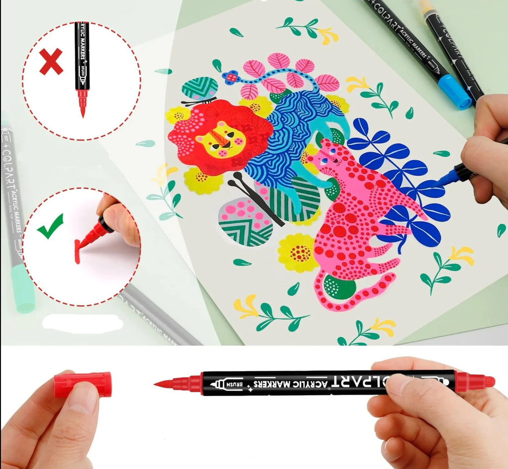 Canetas Marcadoras de Tinta Acrílica - Criatividade Sem Limites em Qualquer Superfície