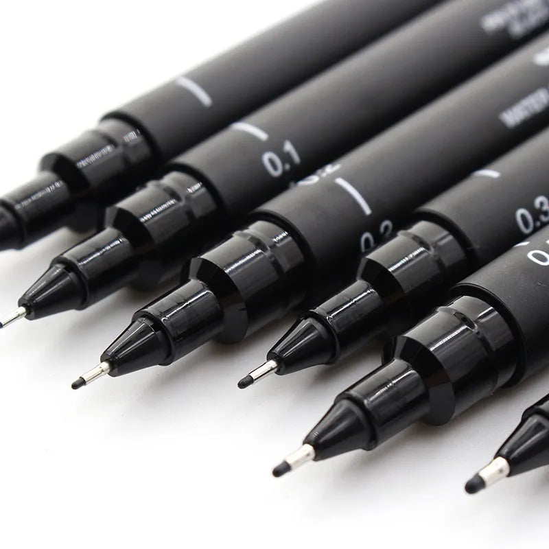 Caneta Nanquim de Contorno e Esboço: Domine os Detalhes com Precisão