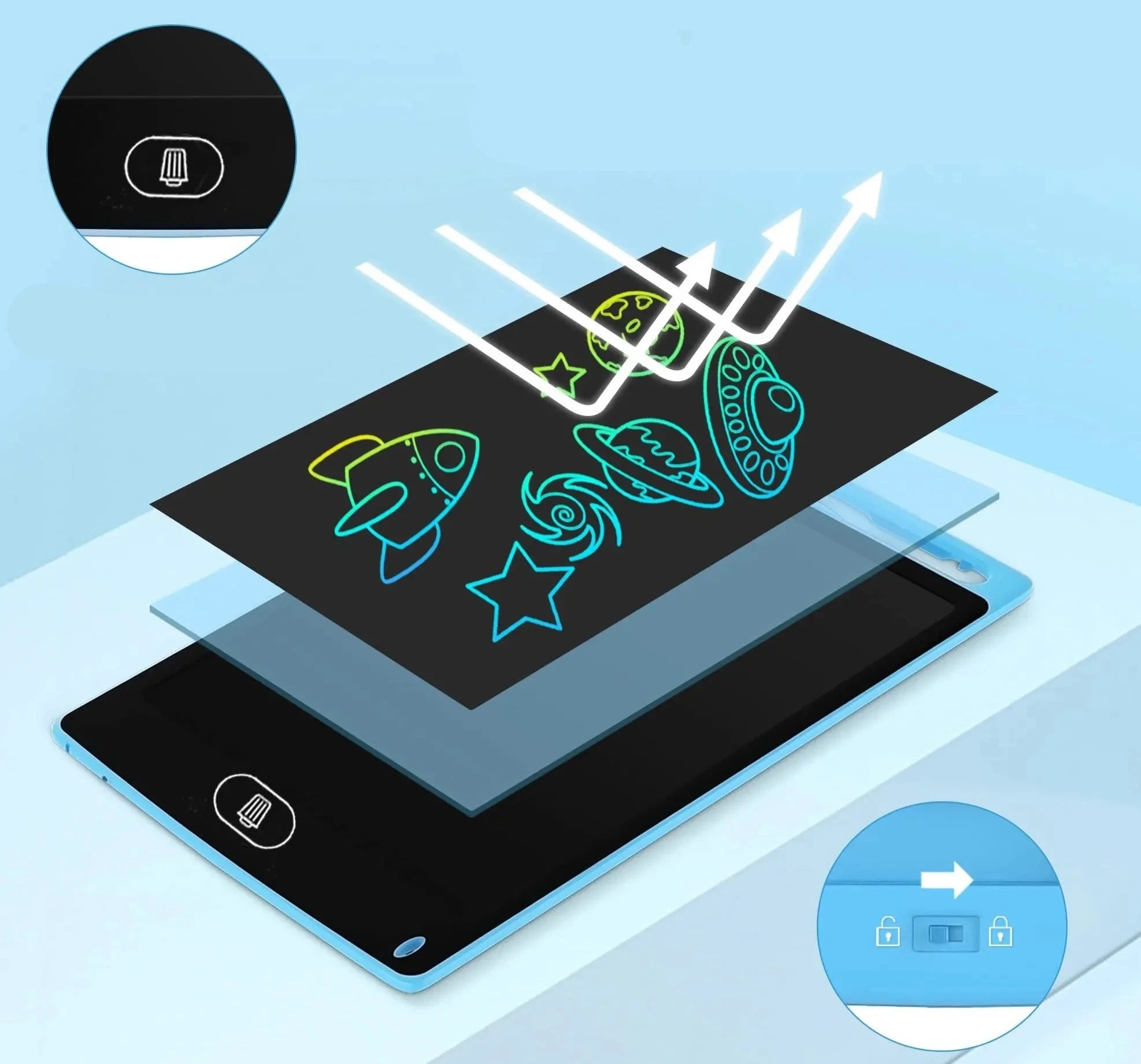 Tablet Mágico para Desenho - Presente para Brincadeiras Criativas!