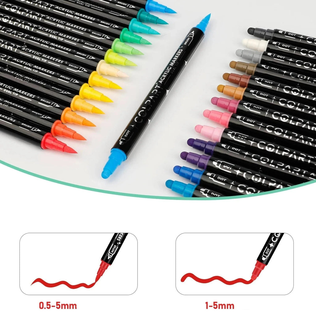 Canetas Marcadoras de Tinta Acrílica - Criatividade Sem Limites em Qualquer Superfície