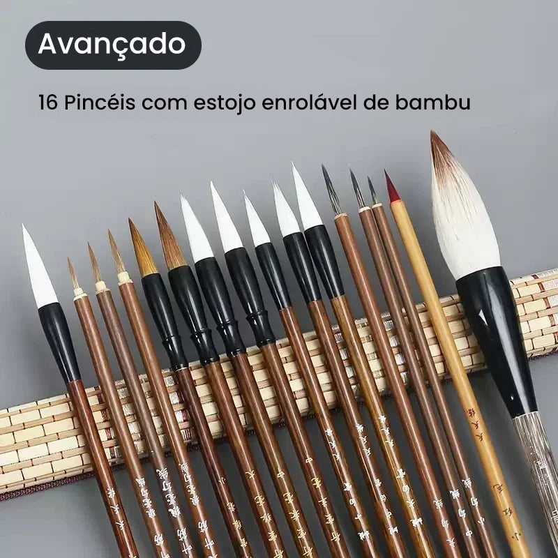 Pincéis Bambu Artístico - Suavidade e Controle em Sua Arte