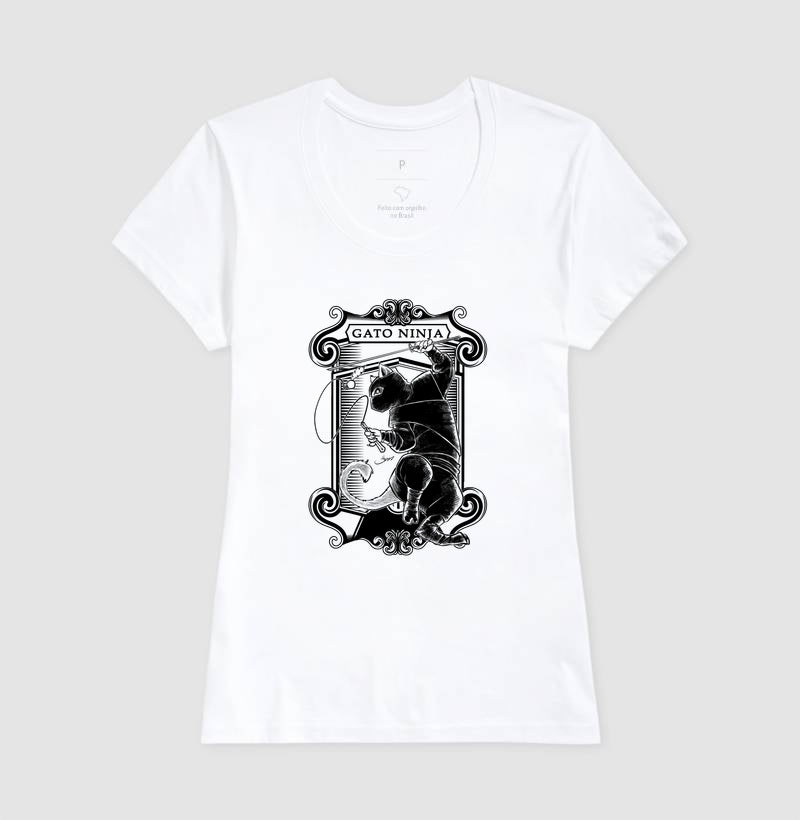 Camiseta Gato Ninja