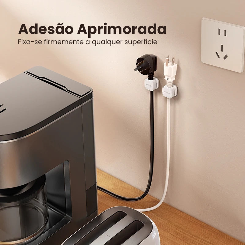 Organizador de Cabos Magnético com Adesivo – Mantenha Seus Fios em Ordem e Seu Espaço Organizado
