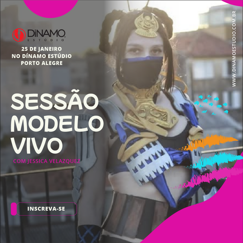 Sessão de Modelo Vivo no Dínamo Estúdio