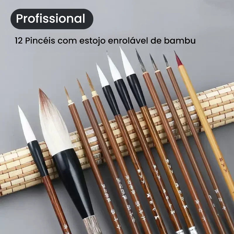 Pincéis Bambu Artístico - Suavidade e Controle em Sua Arte